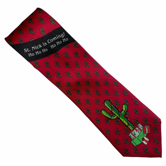 317 Other - 317 Saguaro Cactus St Nick Pointed Classic Necktie